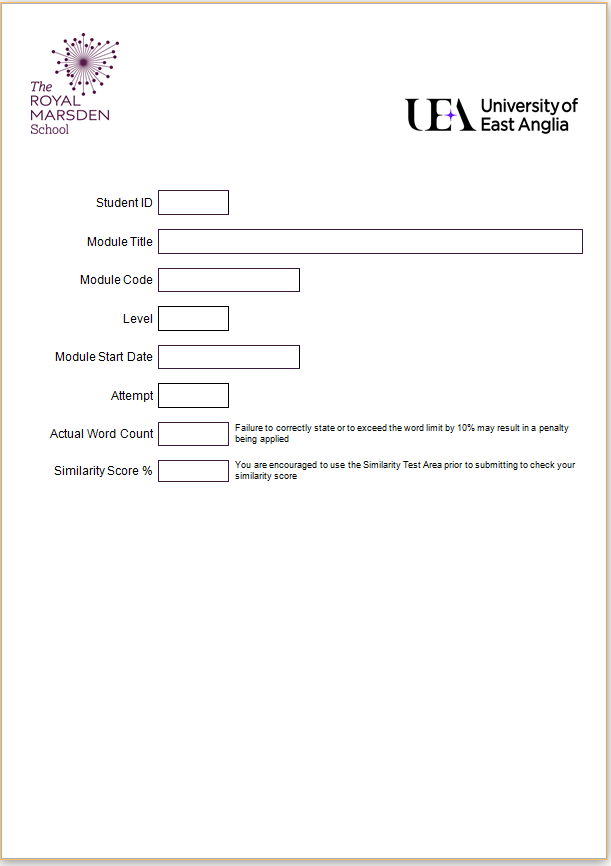 Assignment Template