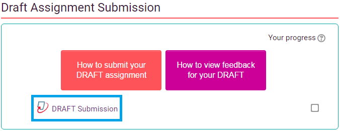moodle assignment draft